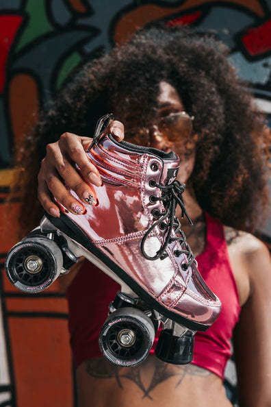 CHAYA - Pink Laser Roller Skates