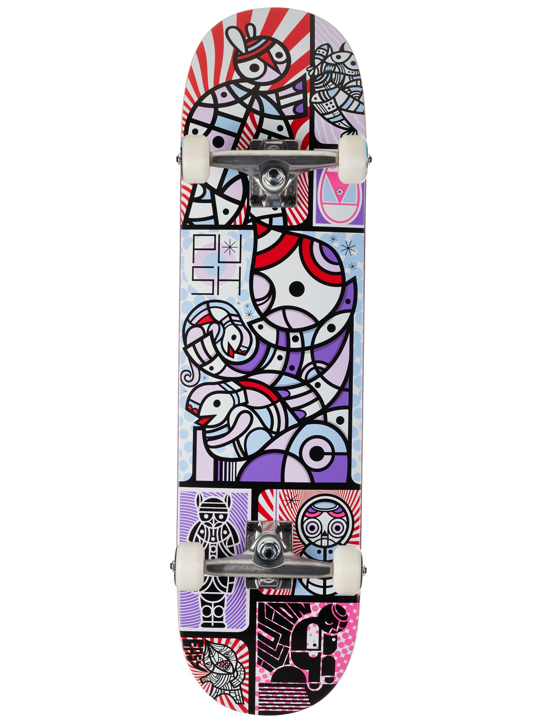 PUSH - Pendleton Collage 8.25" Complete Skateboard