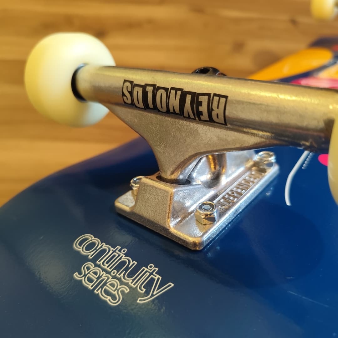 BD SKATE CO - Continuity Navy 8.0" Complete Skateboard (Independent Promo Deal)