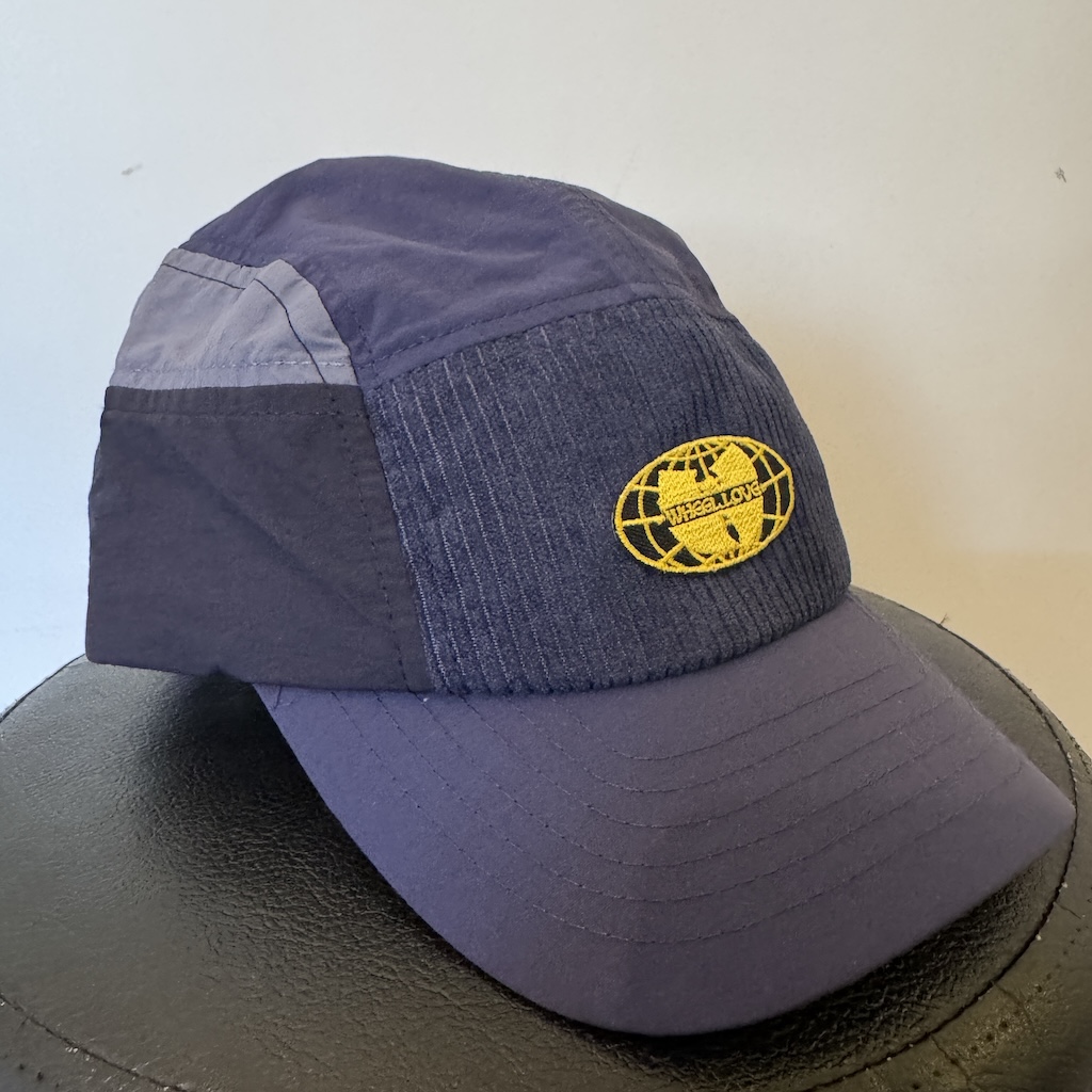 WHEEL LOVE - Blue Corduroy Globe Wu Quick Dry Cap