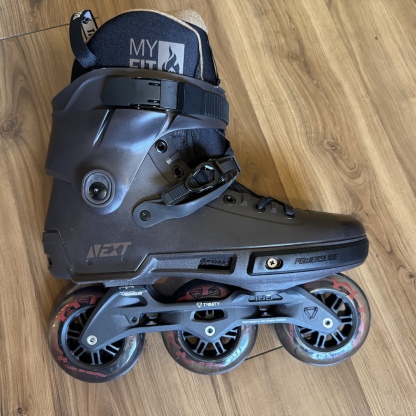 POWERSLIDE - Custom Next 100 Urban Inline Skates (EU46-47 / Brown / Recall Liner)