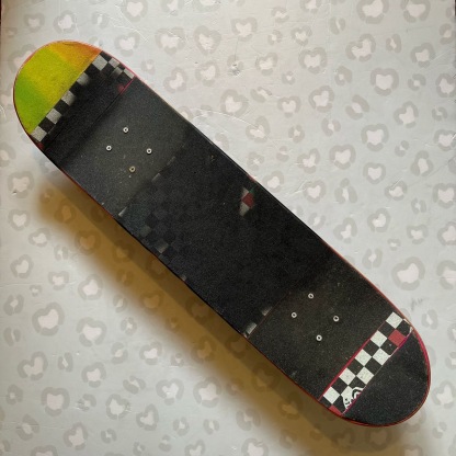 BLANK - 8.0" Red Vans Complete Skateboard (USED)