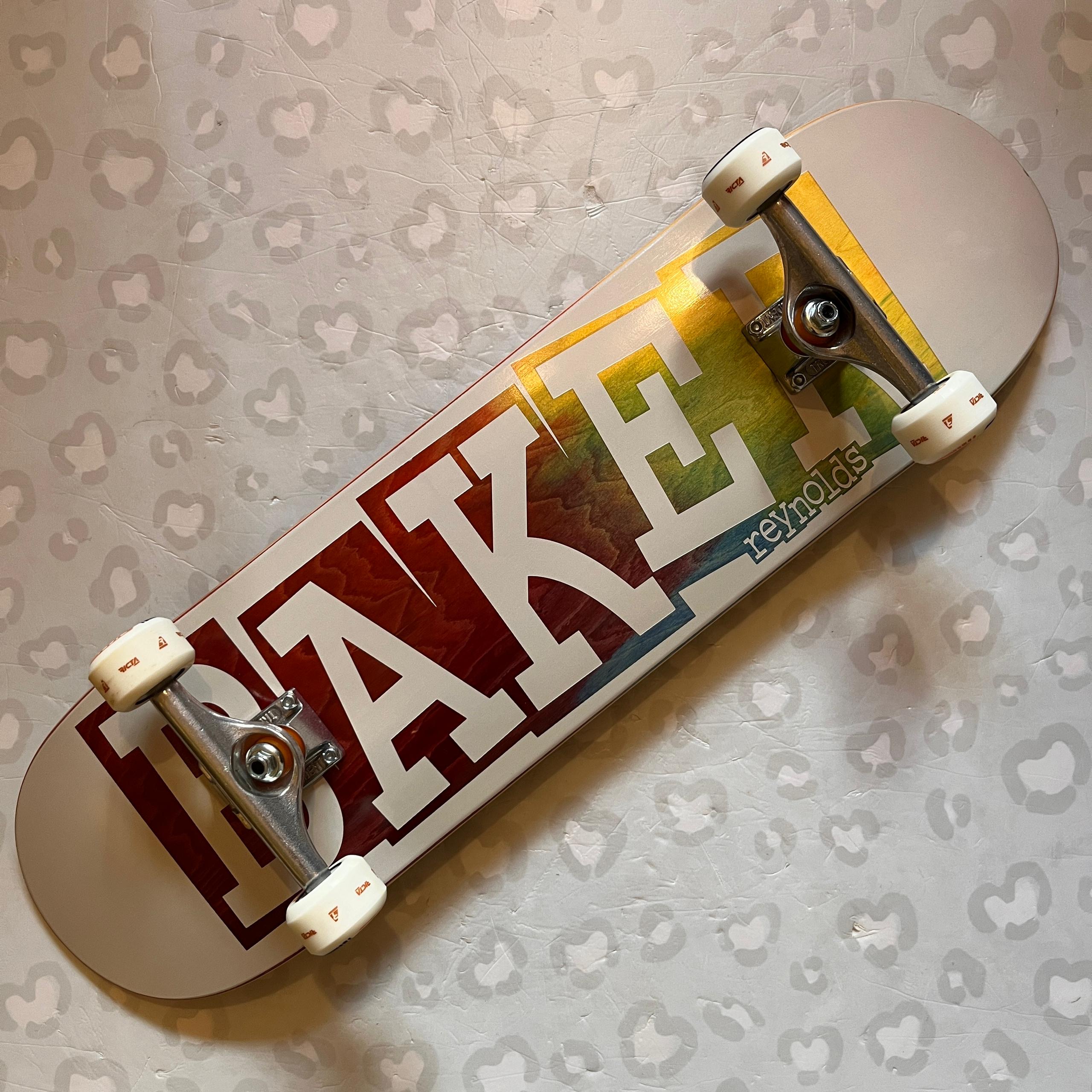 BAKER - Reynolds Ribbon Tan Yellow 8.5" Complete Skateboard (Independent + Ricta Promo)