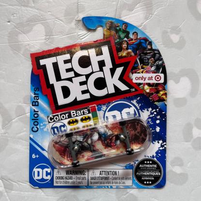TECH DECK - Plastic Single 30mm Fingerboards (DC Comics Set)