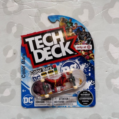 TECH DECK - Plastic Single 30mm Fingerboards (DC Comics Set)