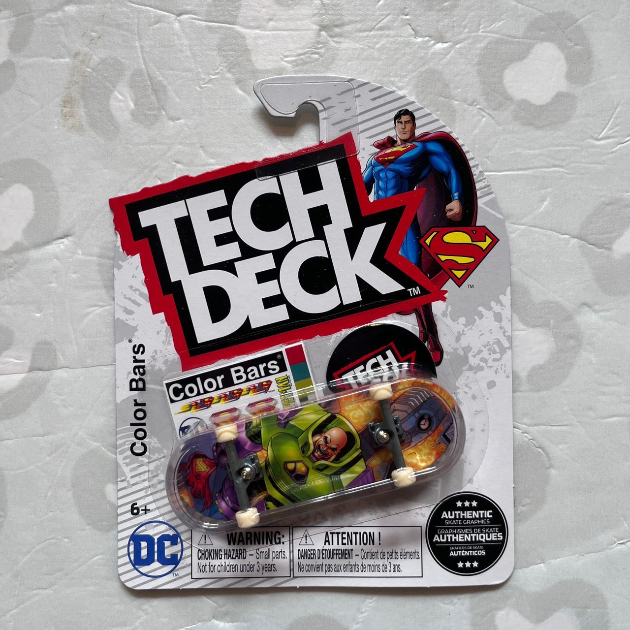 TECH DECK - Plastic Single 30mm Fingerboards (DC Comics Set)