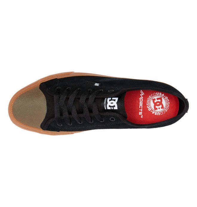 DC SHOES - Manual RT S (Black/Gum) Skate Shoes