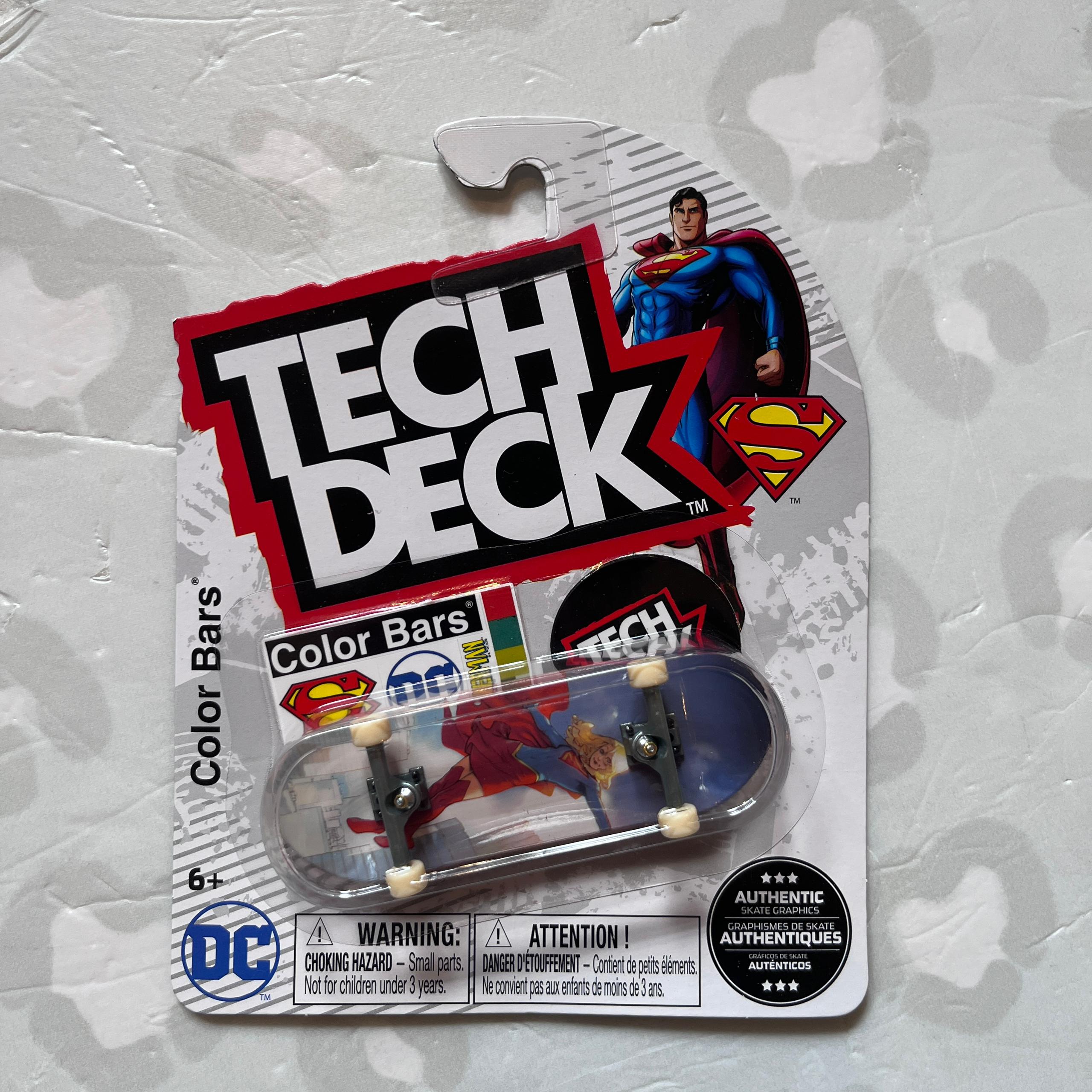 TECH DECK - Plastic Single 30mm Fingerboards (DC Comics Set)