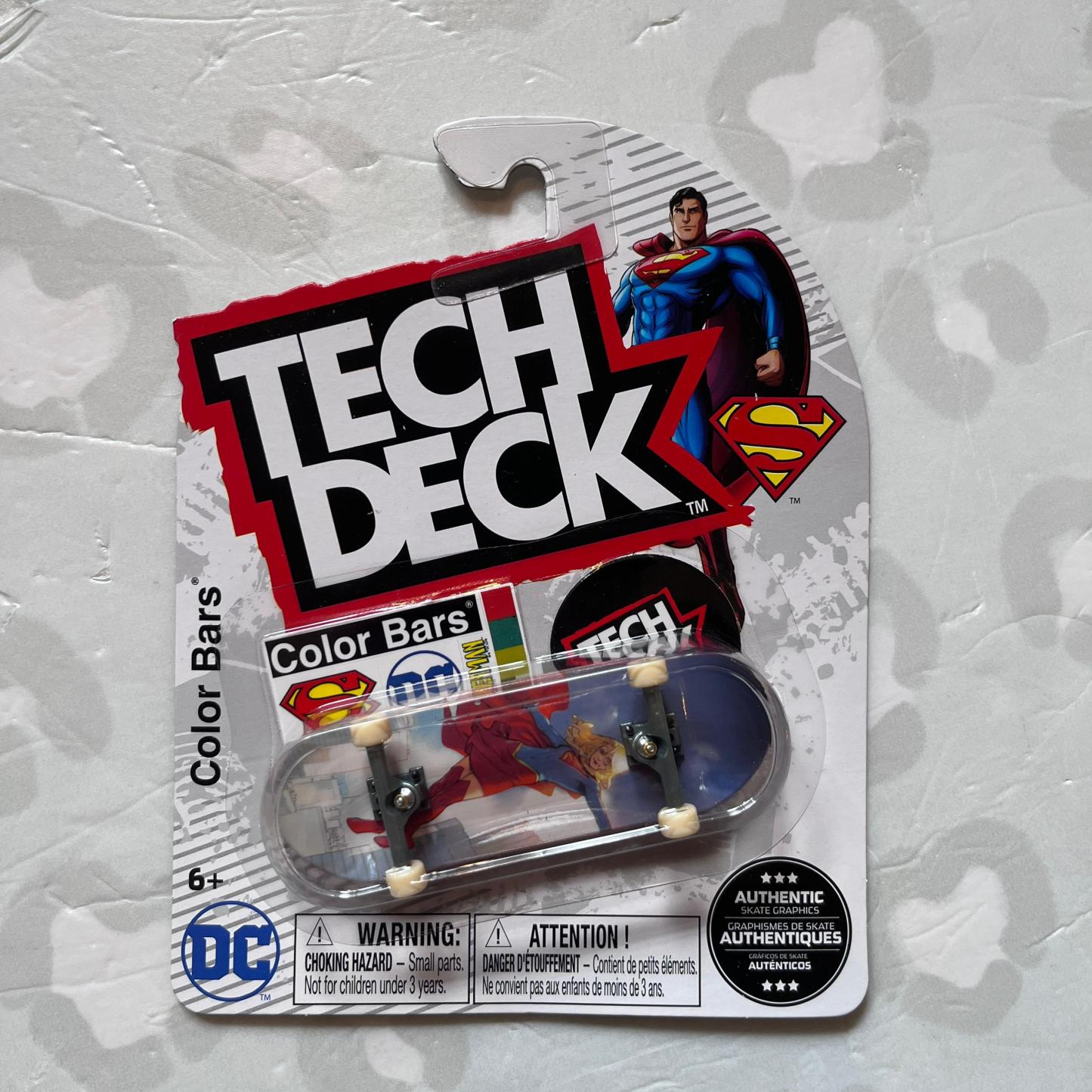 TECH DECK - Plastic Single 30mm Fingerboards (DC Comics Set)
