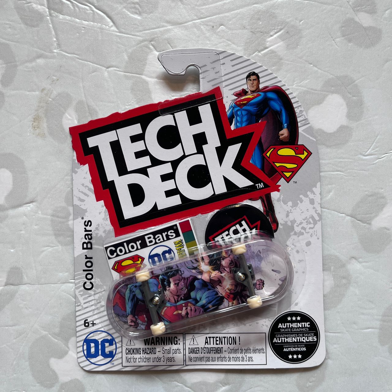 TECH DECK - Plastic Single 30mm Fingerboards (DC Comics Set)