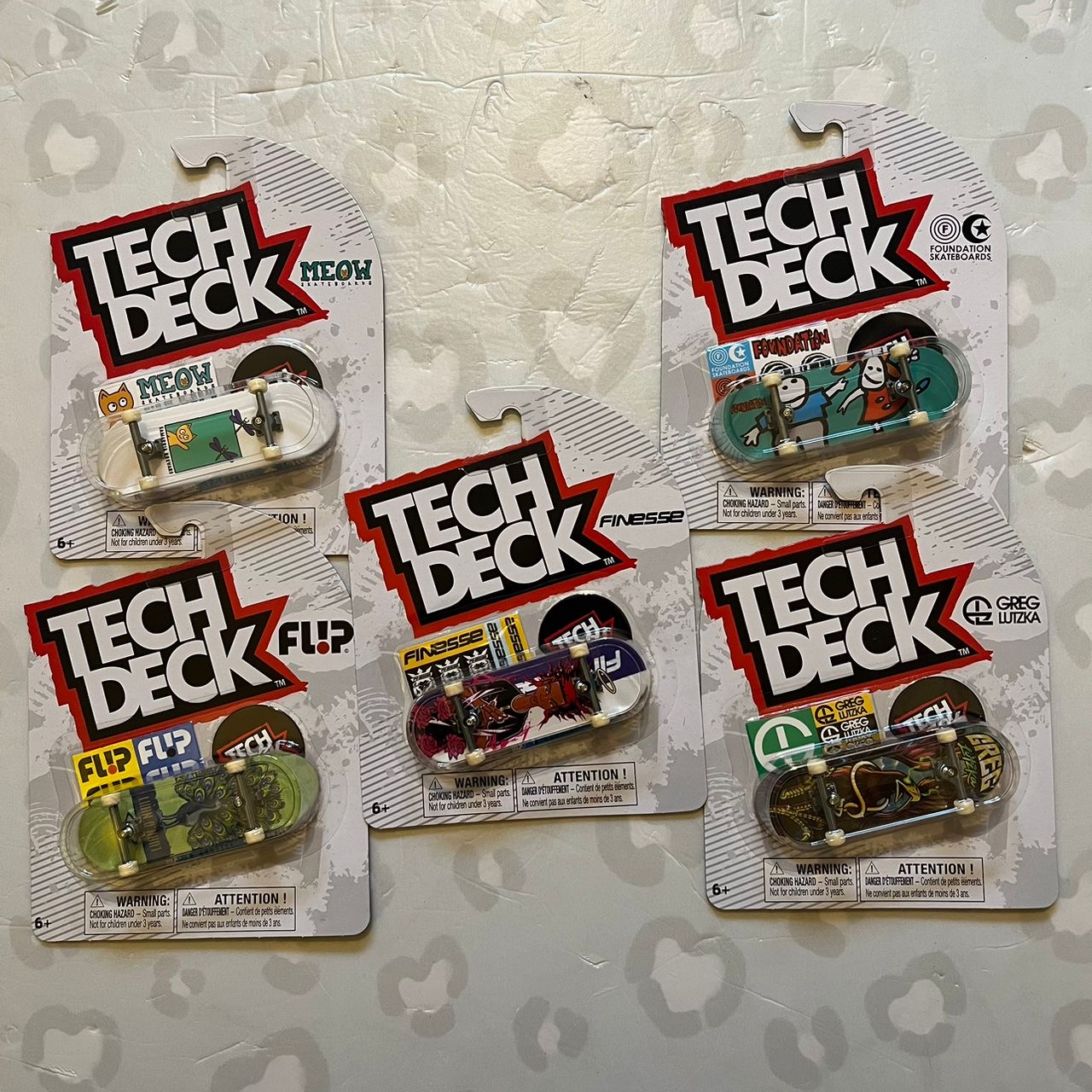TECH DECK - Plastic Single 30mm Fingerboards (Delta Set)
