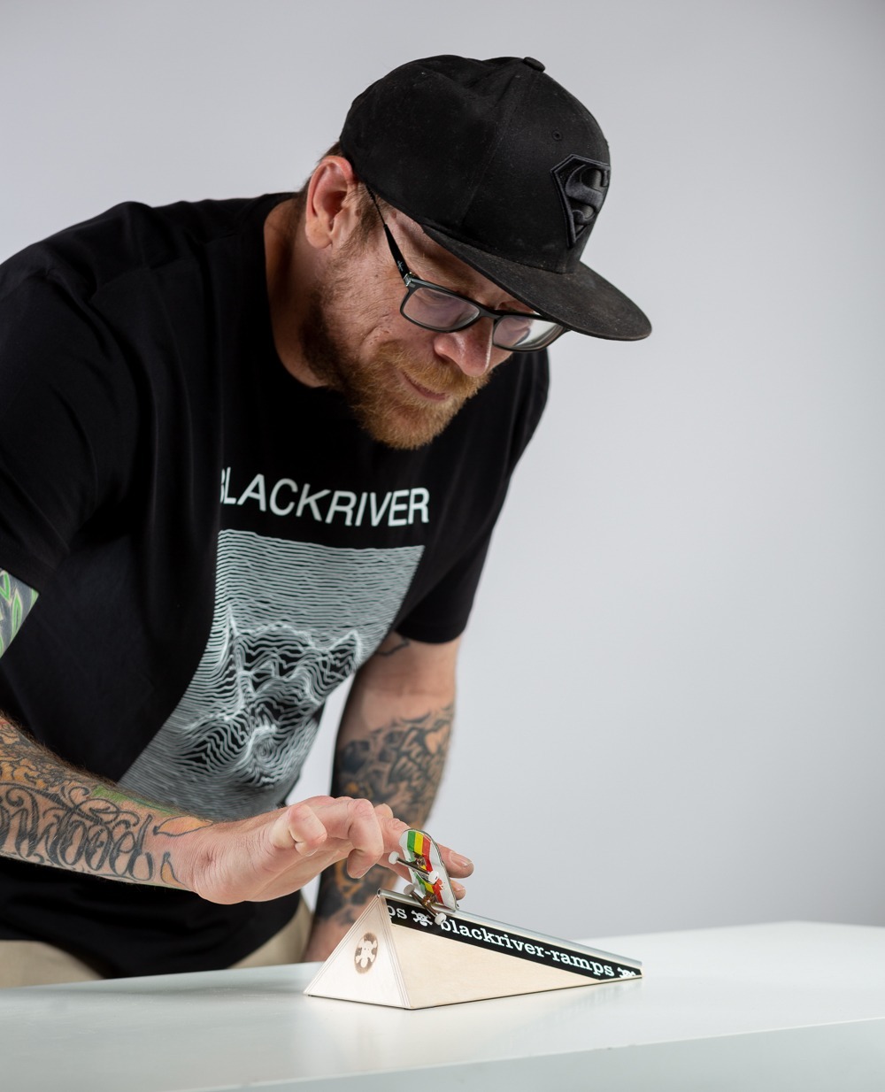 BLACKRIVER - Diamond Coping Polebank Fingerboard Obstacle