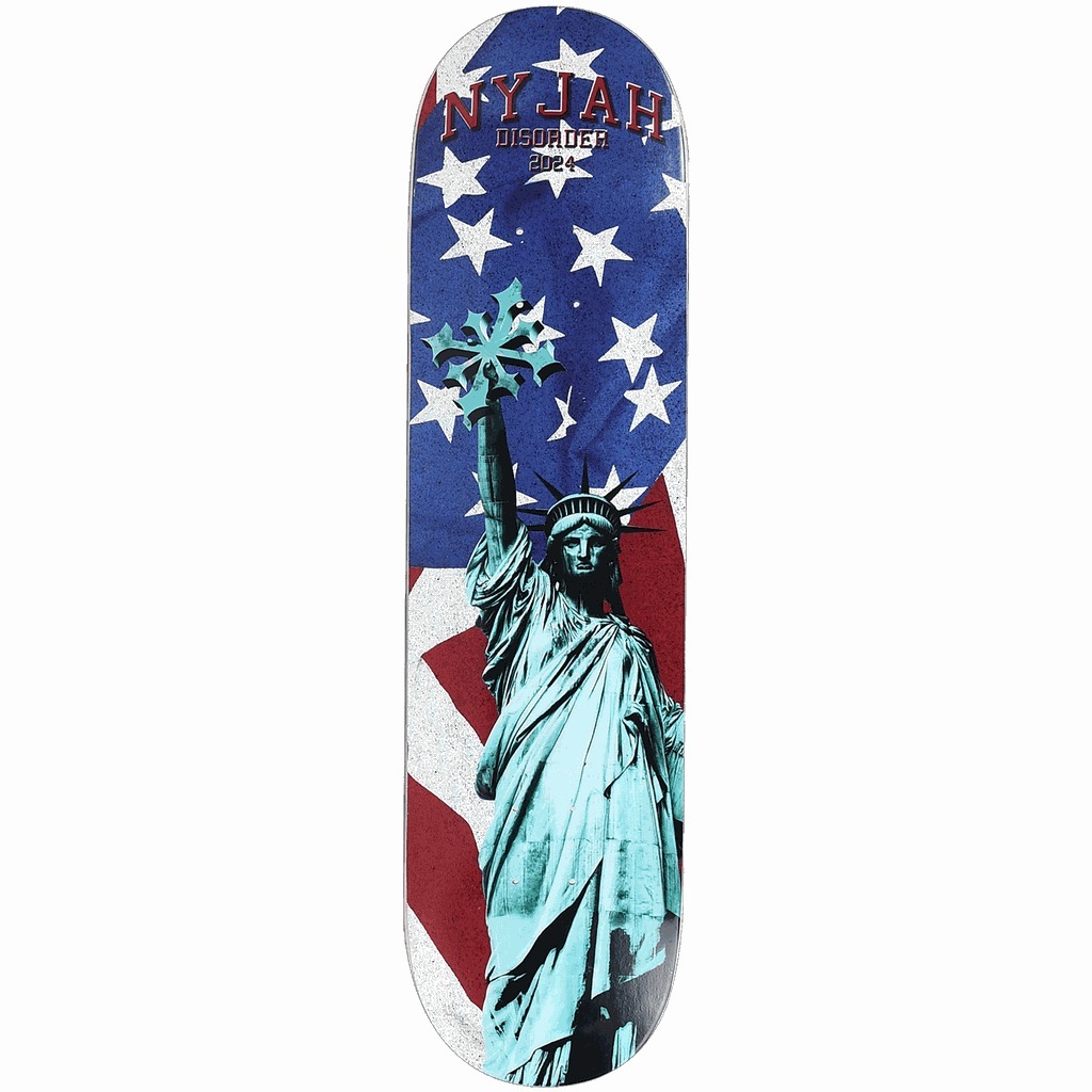 DISORDER - Nyjah Statue Of Chaos 8.3" Skateboard Deck