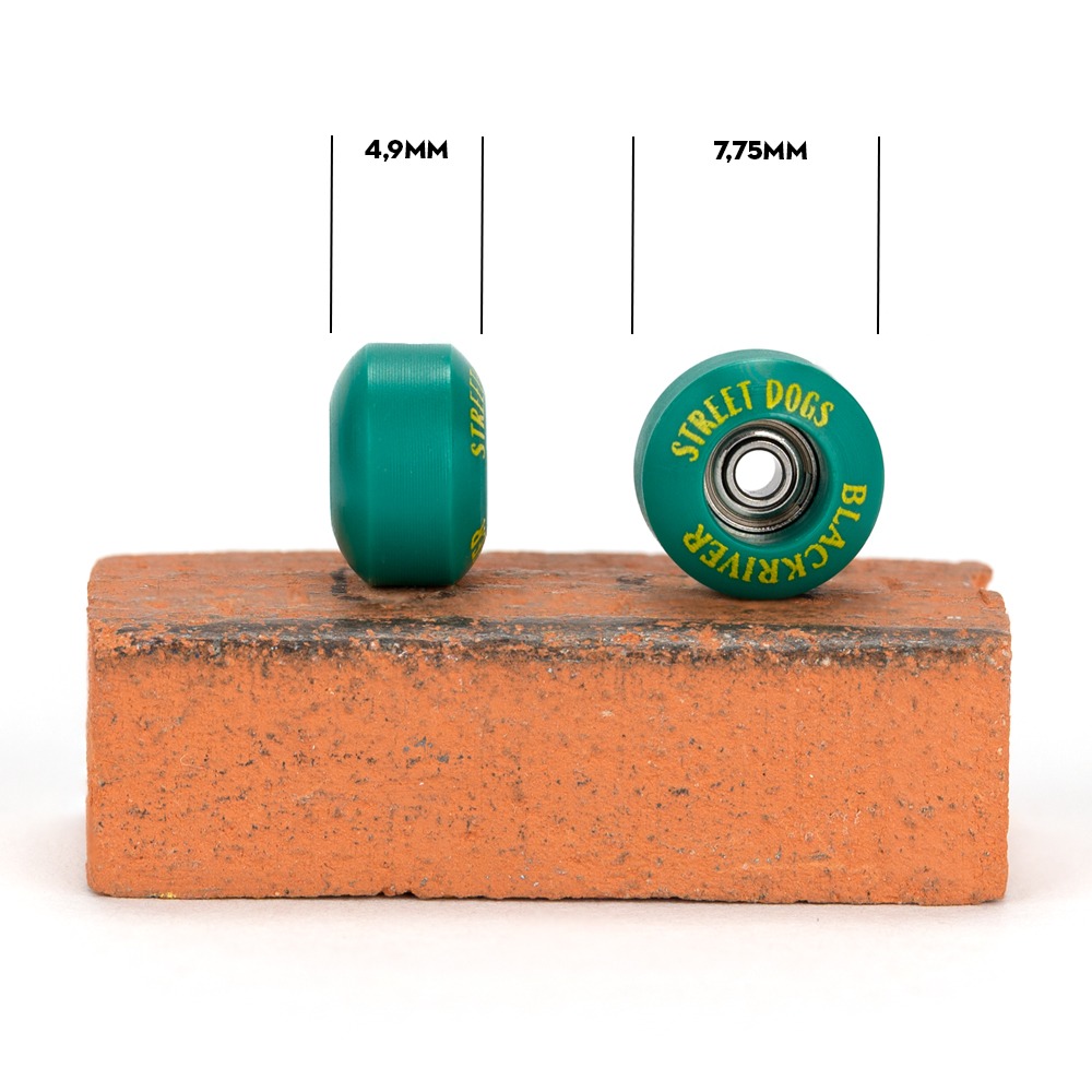 BLACKRIVER - Yellow Street Dogs Fingerboarding Wheels