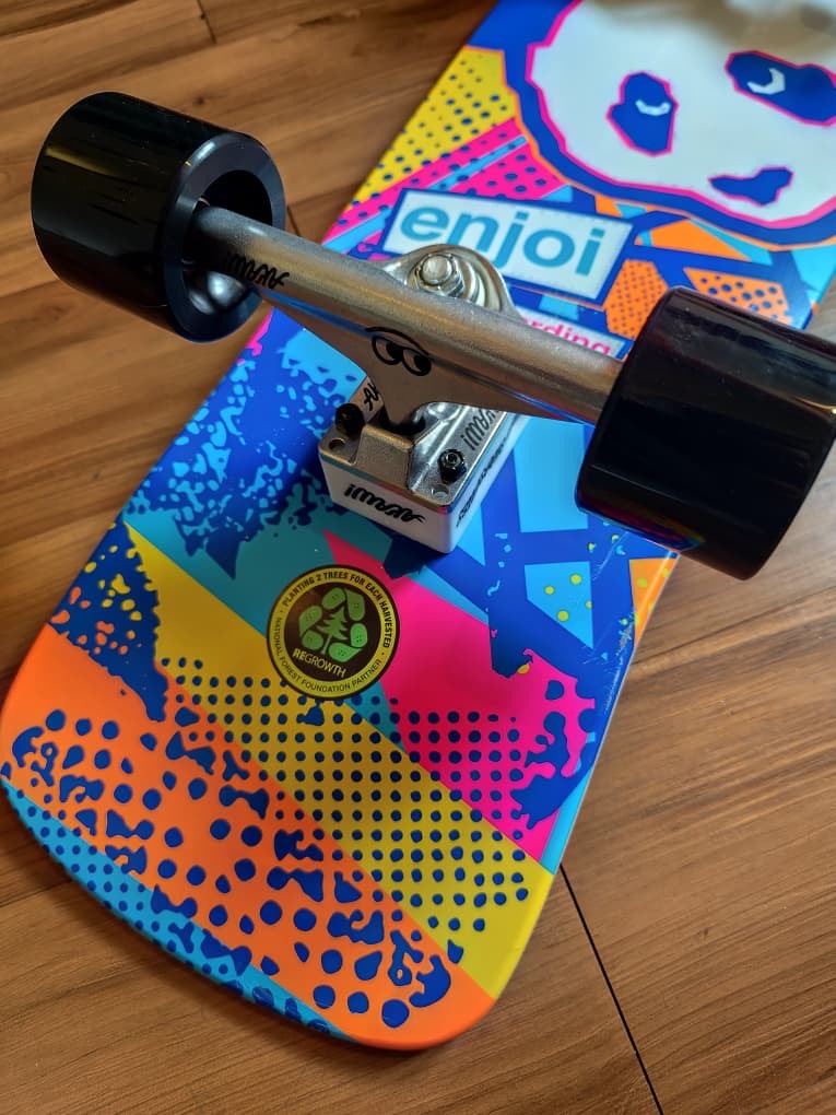 ENJOI - 1985 Called 10" Surfskate Cruiser Skateboard (AKAW! Truckset Custom)