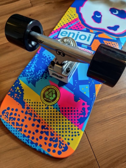 ENJOI - 1985 Called 10" Surfskate Cruiser Skateboard (AKAW! Truckset Custom)
