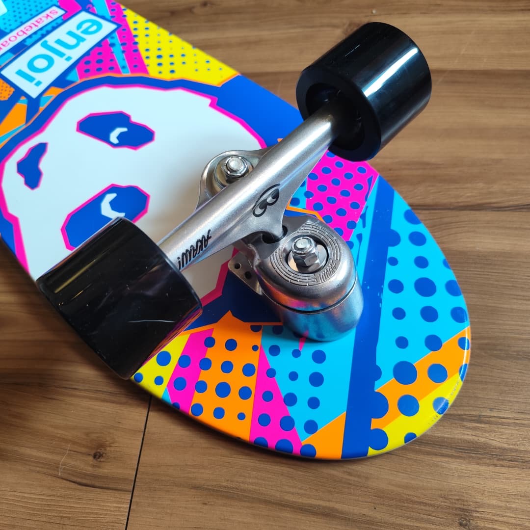 ENJOI - 1985 Called 10" Surfskate Cruiser Skateboard (AKAW! Truckset Custom)