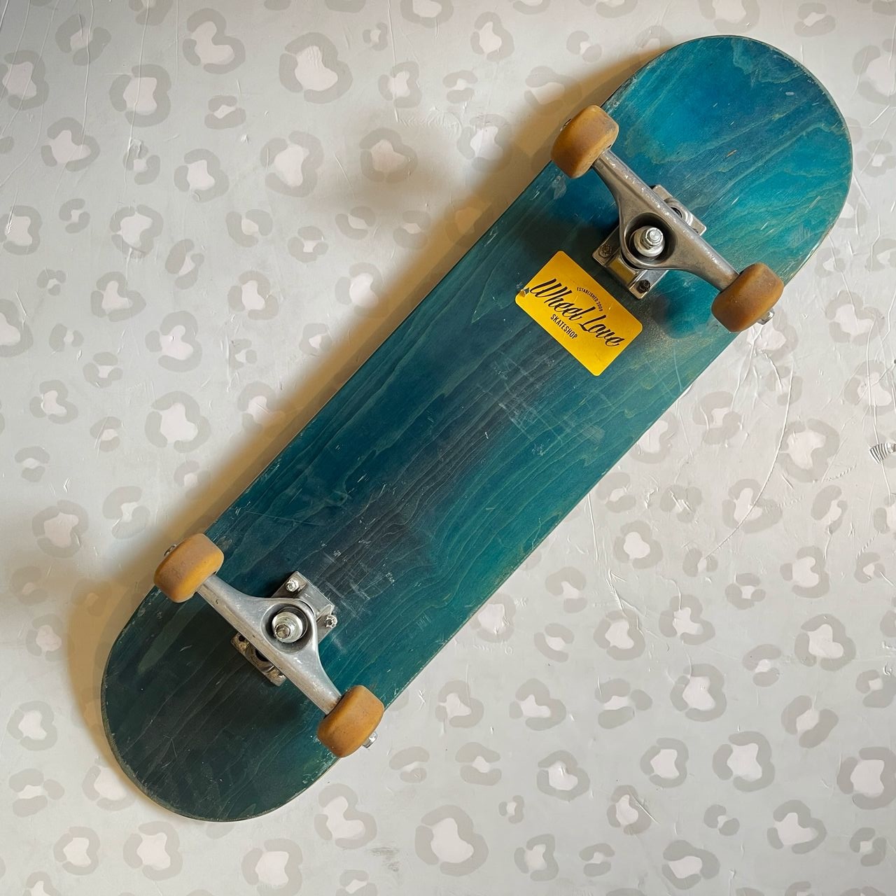 BLANK - 8.0" Green Vans Complete Skateboard (USED)