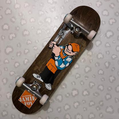 DEATHWISH - Foy Tool Man 8.125" Complete Skateboard (Independent Trucks + Spitfire Wheels Setup Promo!)