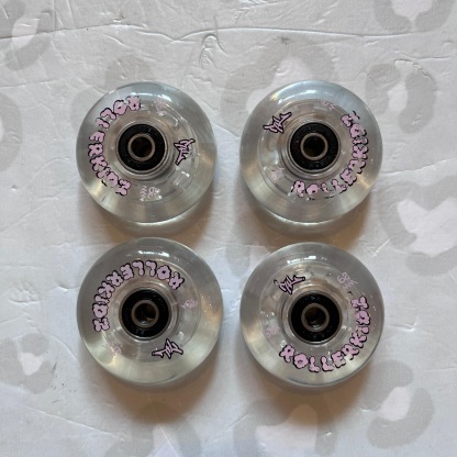 ROLLERKIDZ - E1 Series Pink Kids Adjustable Aggressive Inline Skates (EU32-35 / USED)