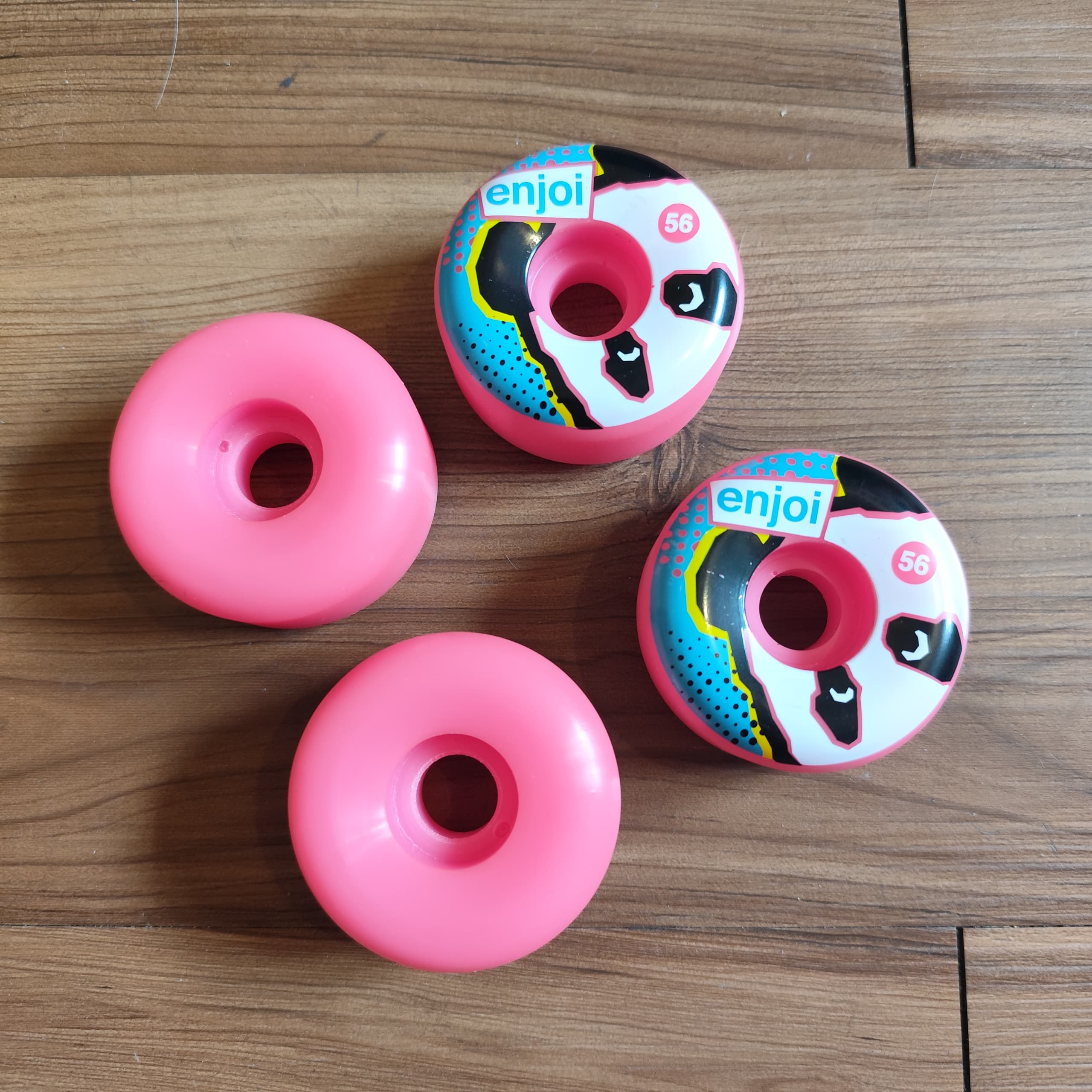 ENJOI - 1985 Pink 65mm Cruiser Skateboard Wheels
