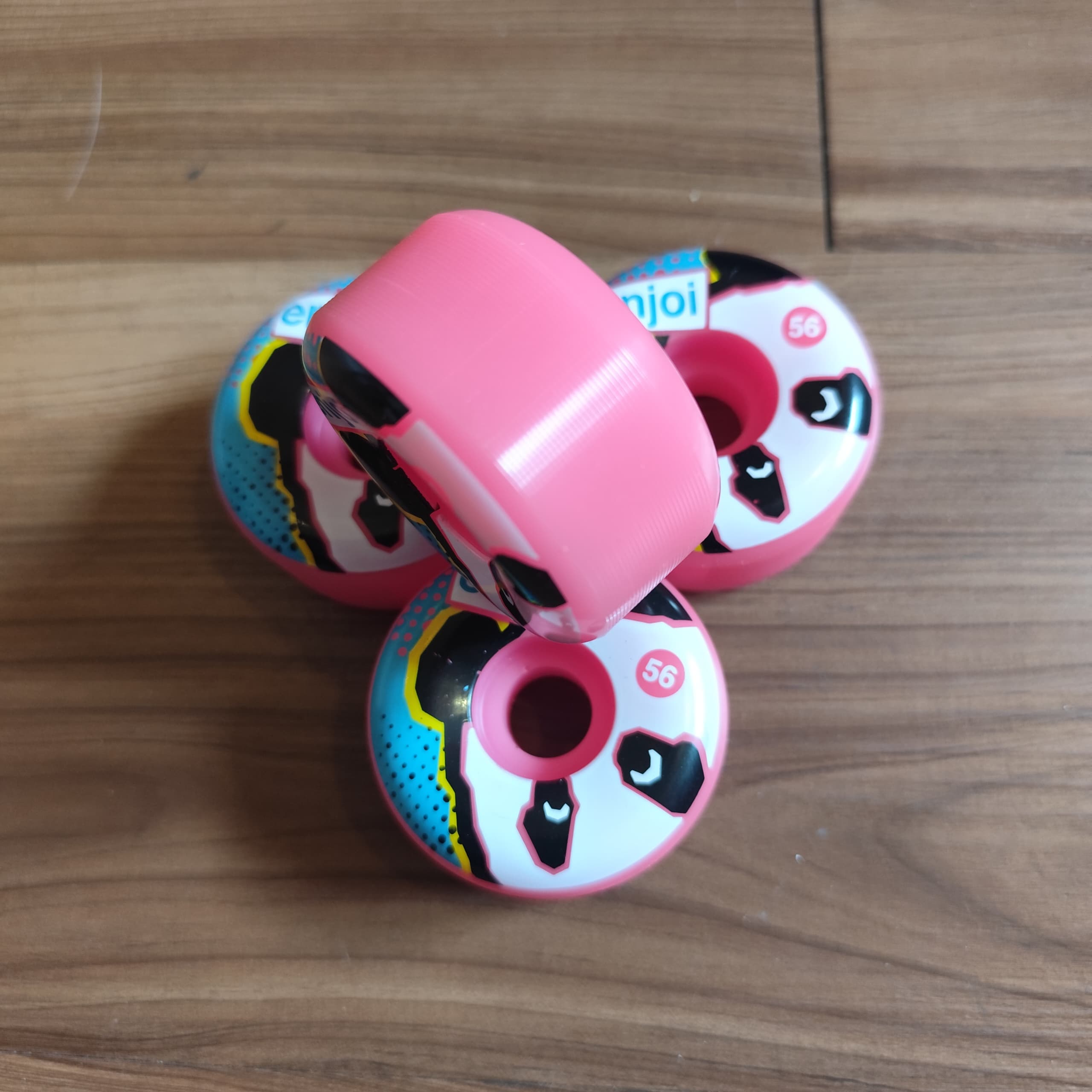 ENJOI - 1985 Pink 65mm Cruiser Skateboard Wheels