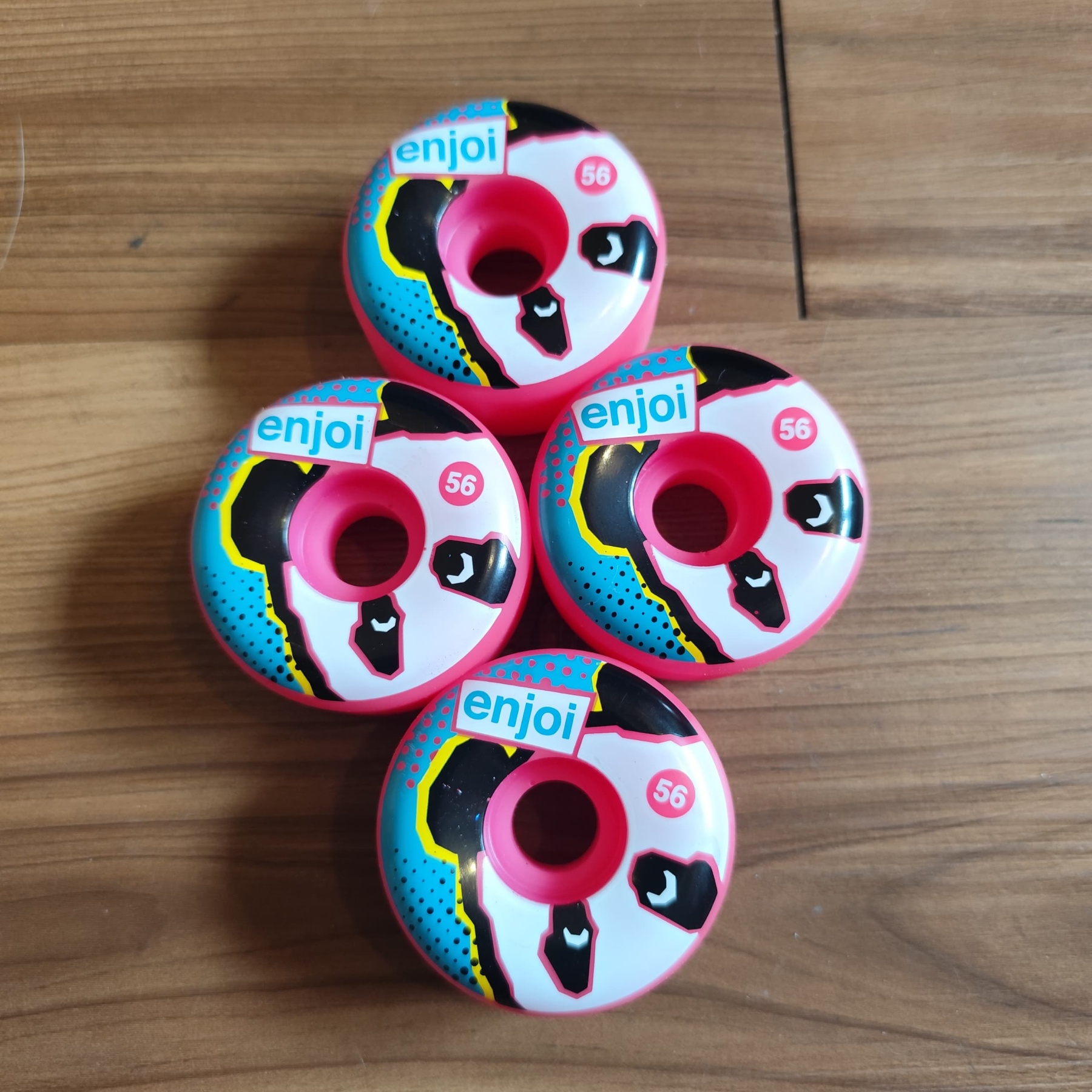 ENJOI - 1985 Pink 65mm Cruiser Skateboard Wheels