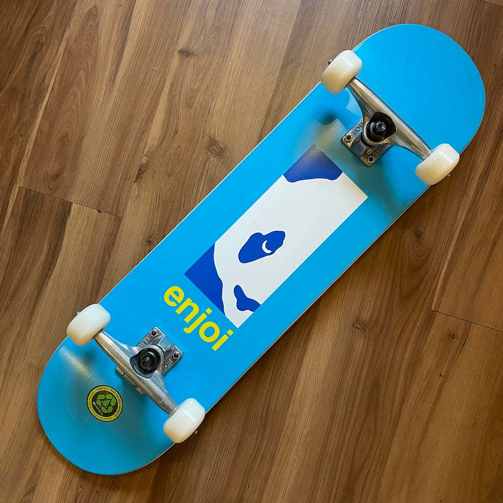 ENJOI - Box Panda Blue 8.125" Complete Skateboard