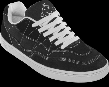 ETNIES - Snake (Black/White) Skate Shoes