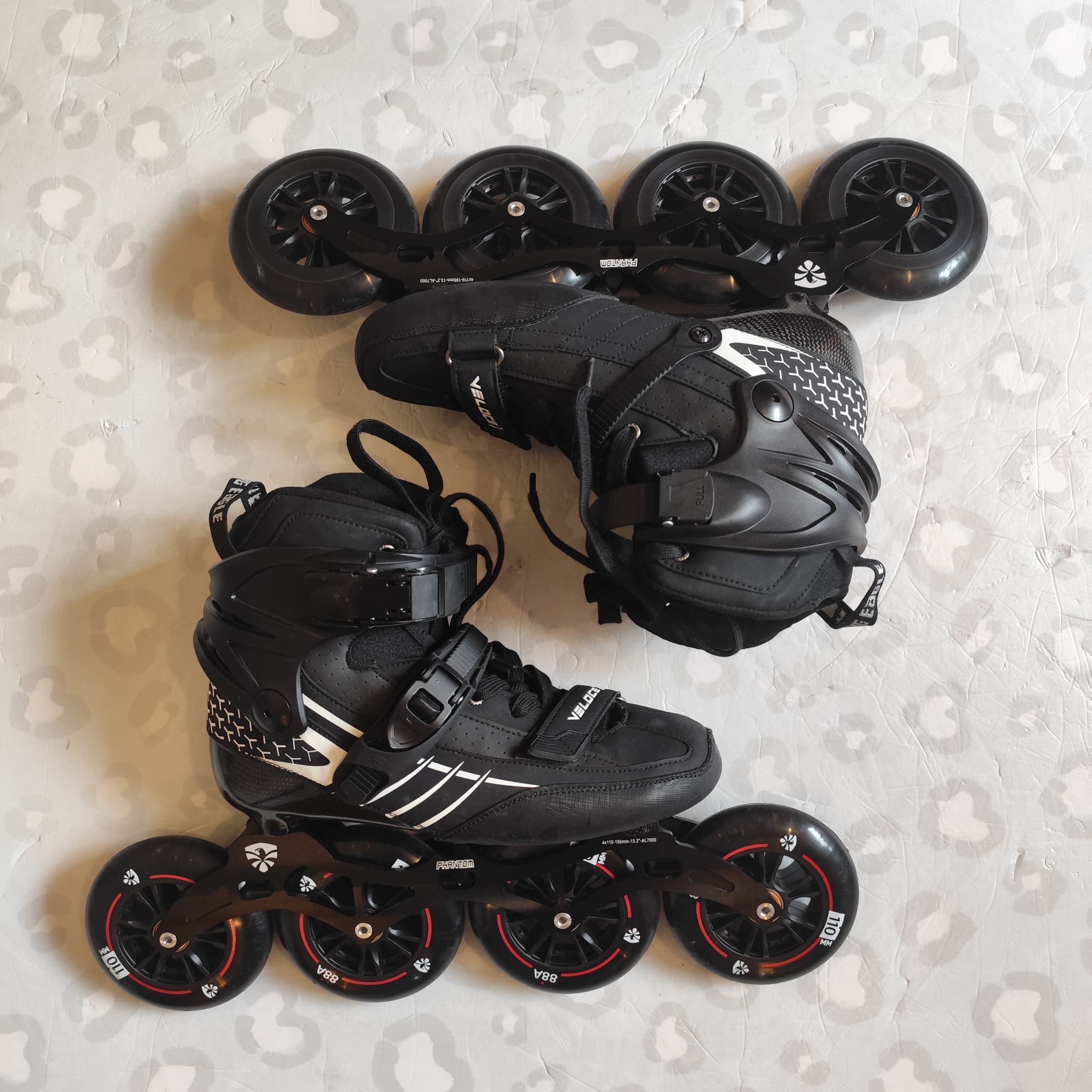 FLYING EAGLE - Veloce 2 4x110mm Speed Inline Skates (EU42 / USED)