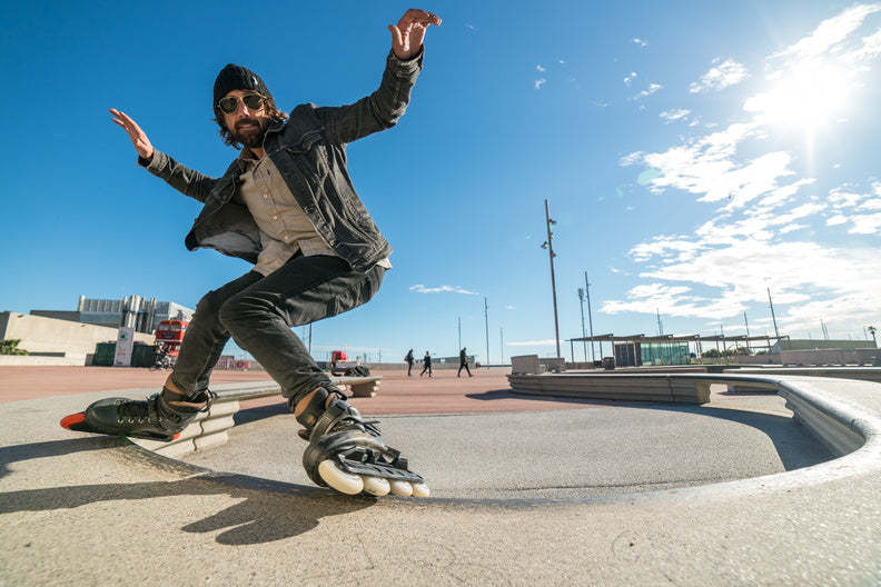 KIZER - Black Flux Trinity 4x90/3x100 Inline Skate Frames