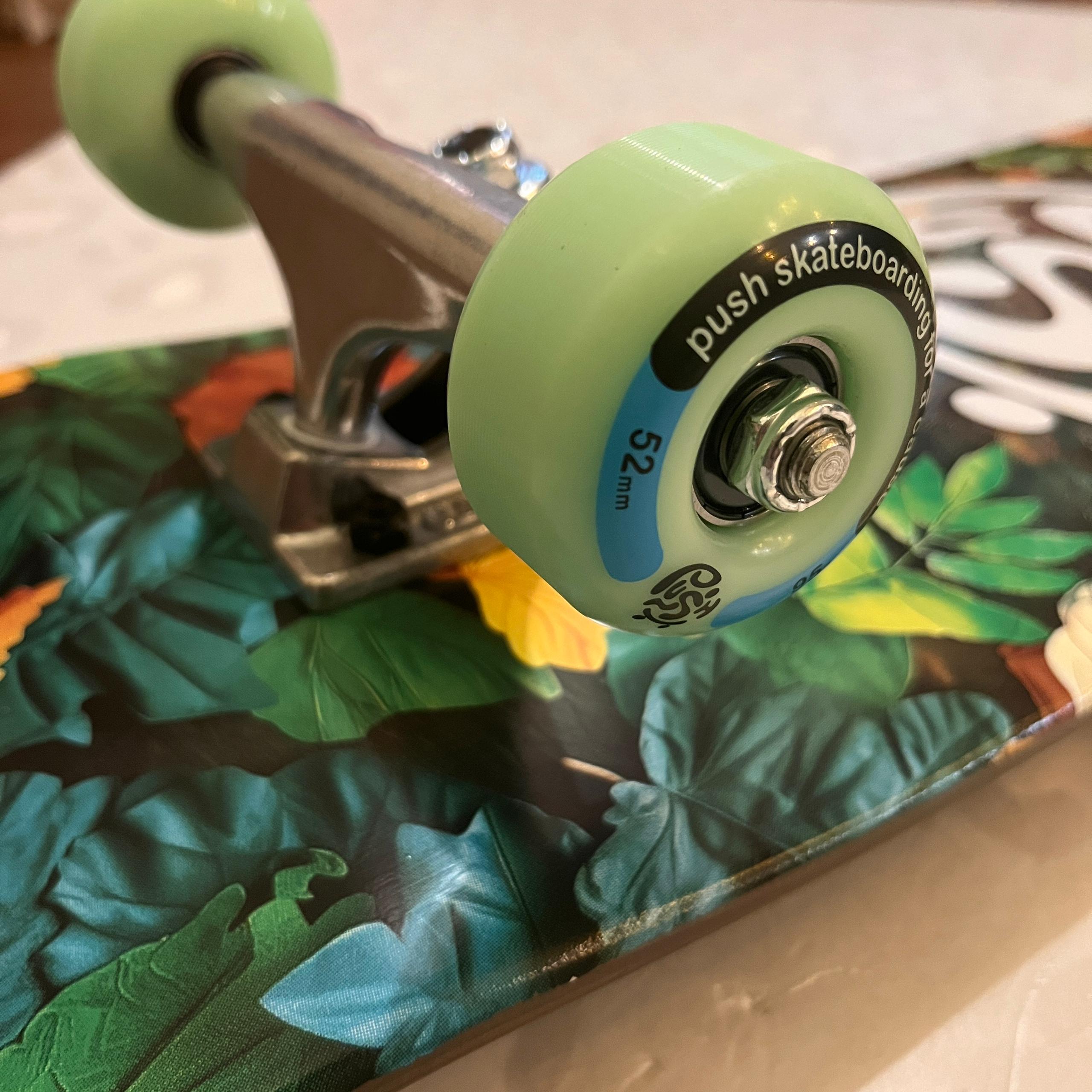 PUSH - Forest Green 7.75" Complete Skateboard