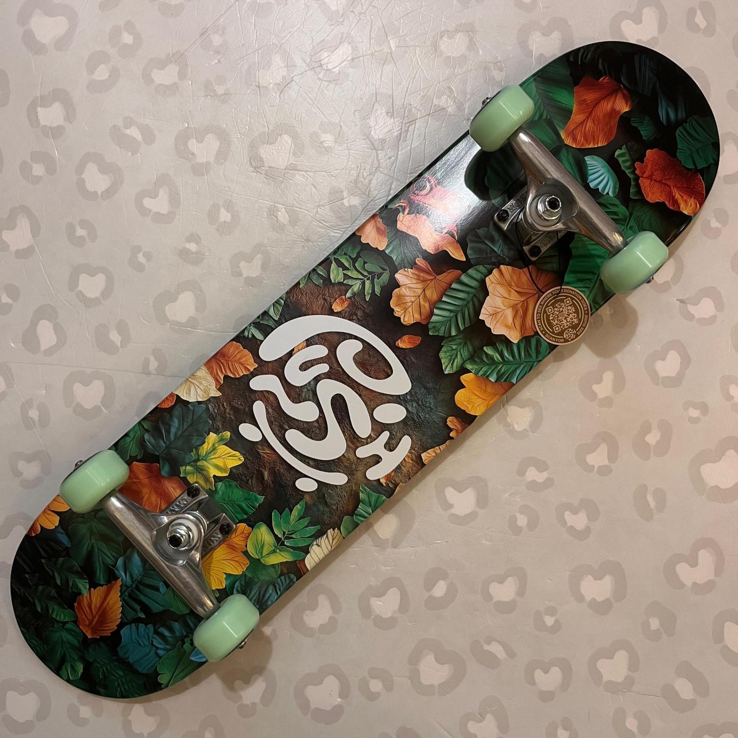 PUSH - Forest Green 7.75" Complete Skateboard