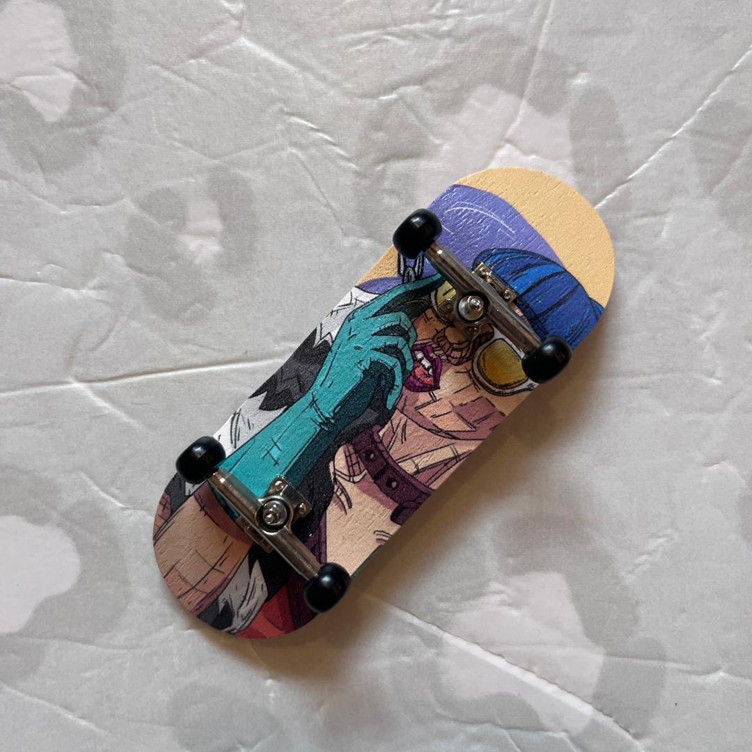 BLANK - Printed 34mm Wooden Complete Fingerboard