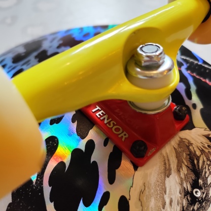 SANTA CRUZ - Godzilla Shin Firepit Knox 8.5" x 32.2" Complete Skateboard (Premium Tensor + Slime Balls Custom Promo!)