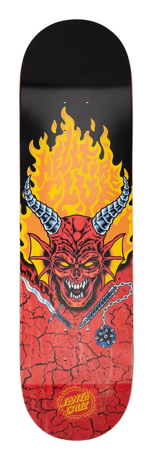 SANTA CRUZ - Stranger Things Hellfire Club 8.25" Skateboard Deck