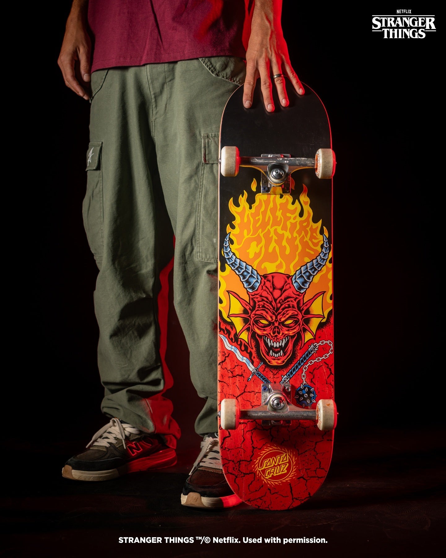 SANTA CRUZ - Stranger Things Hellfire Club 8.25