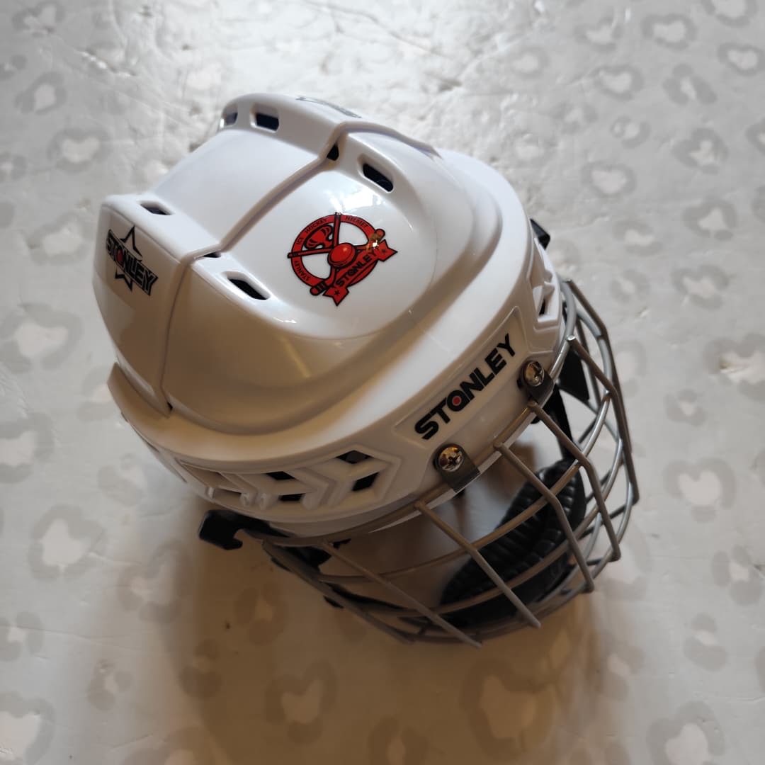 STANLEY - White T1 Roller / Ice Hockey Helmet