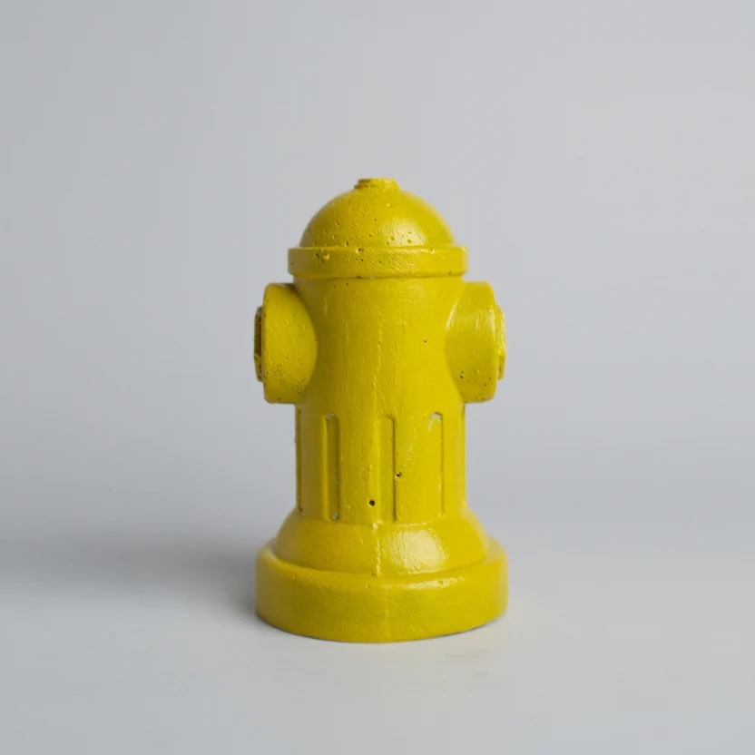 STONECUTT - Hydrant (Yellow) Concrete Fingerboard Obstacle