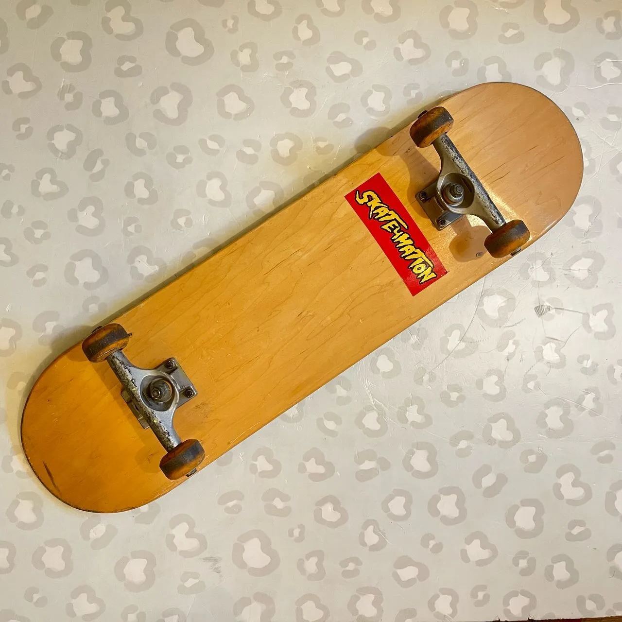BLANK - 8.0" Raw Complete Skateboard (USED)