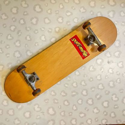 BLANK - 8.0" Raw Complete Skateboard (USED)