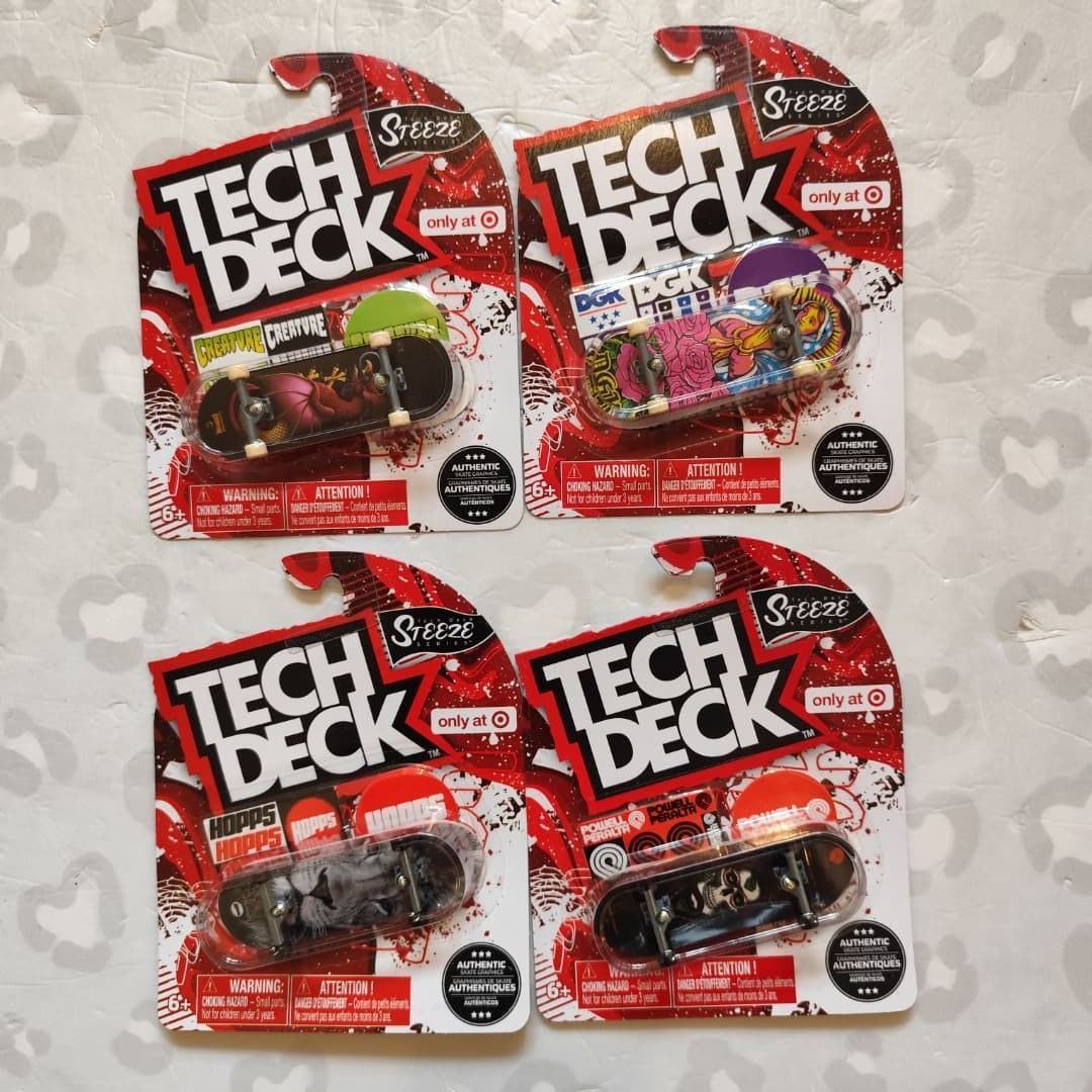 TECH DECK - Steeze 2 Plastic Single 30mm Fingerboards