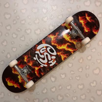 PUSH - Lava Yellow 8.0" Complete Skateboard