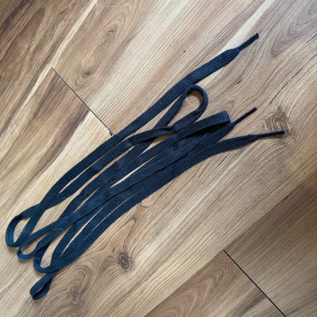 POWERSLIDE - 144cm Black Waxed Skate Laces 