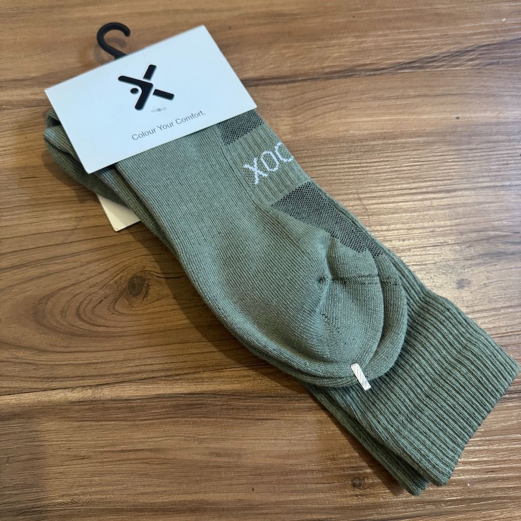 XOCKS - C13 Desert Green Crew Socks