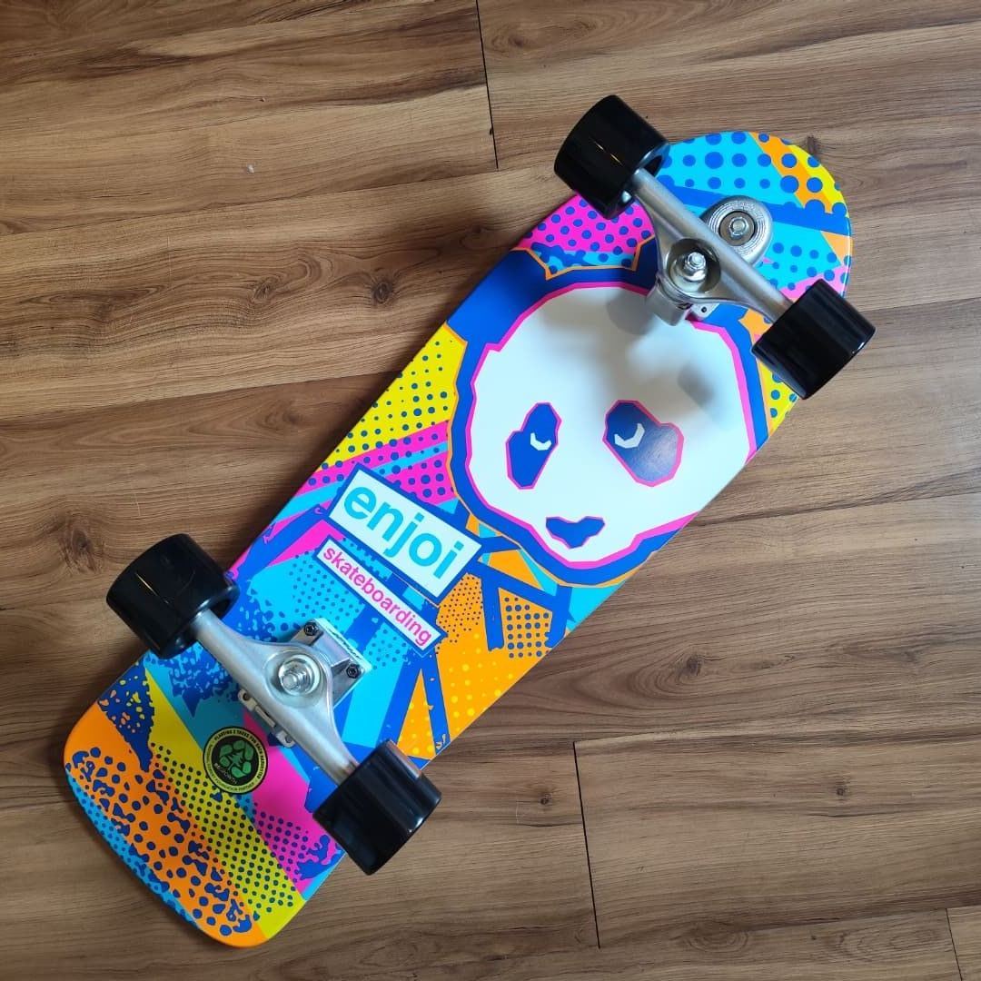 ENJOI - 1985 Called 10" Surfskate Cruiser Skateboard (AKAW! Truckset Custom)