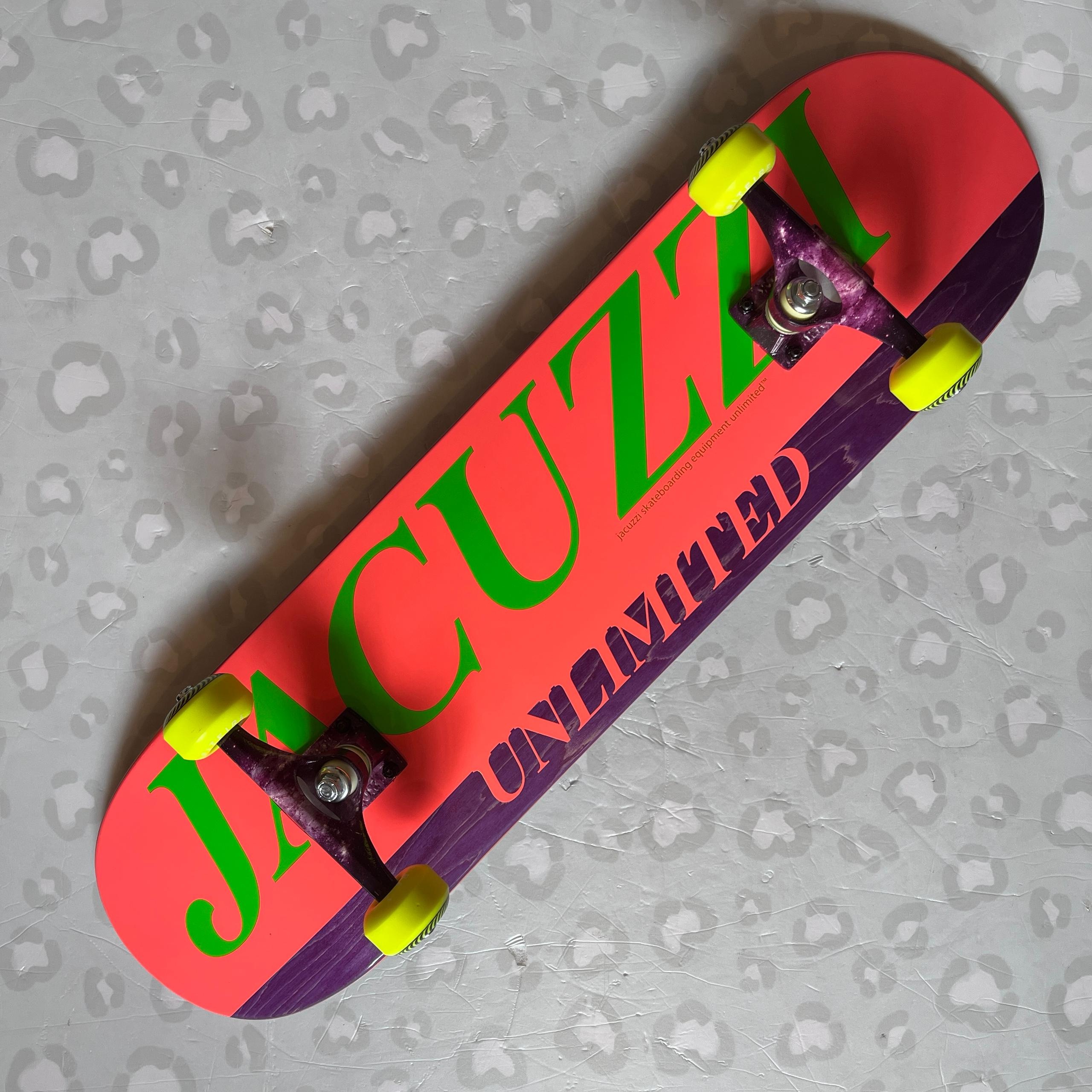 JACUZZI UNLIMITED - EX7 Flavor 8.25" Custom Skateboard (Krux & Spitfire Custom Promo)