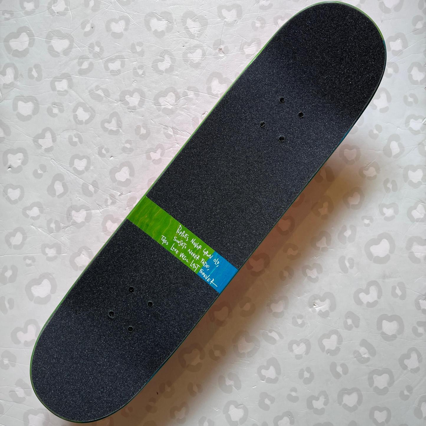 JACUZZI UNLIMITED - EX7 Flavor 8.25" Custom Skateboard (Krux & Spitfire Custom Promo)