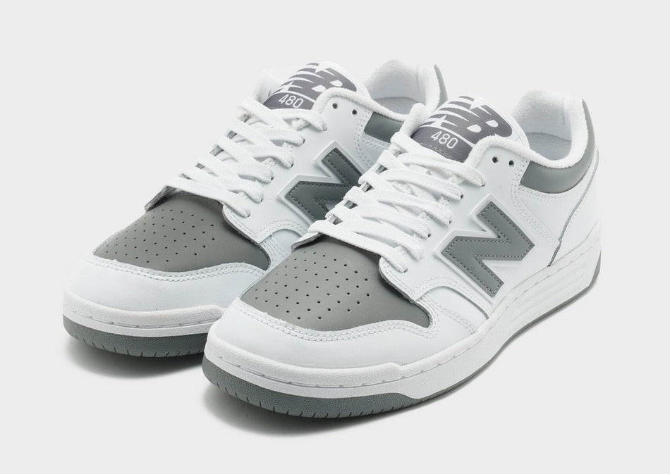NEW BALANCE - 480 White / Grey Shoes