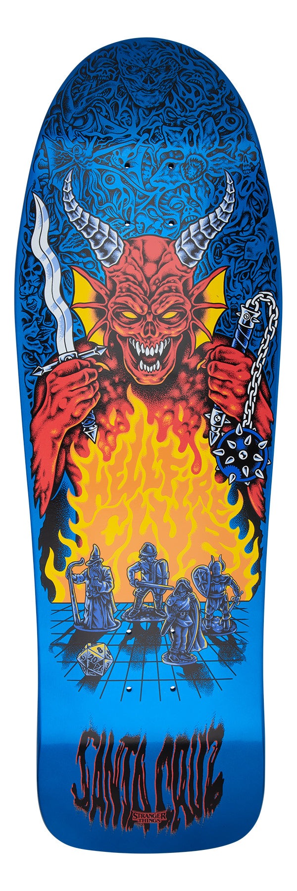 SANTA CRUZ - Stranger Things Knox Hellfire Pit 10.7" Skateboard Deck